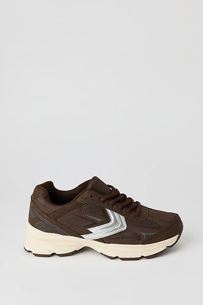 Metallic Mesh Sneaker