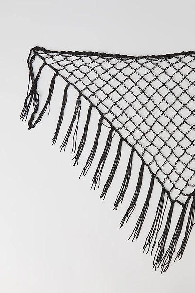 Fishnet Triangle Scarf