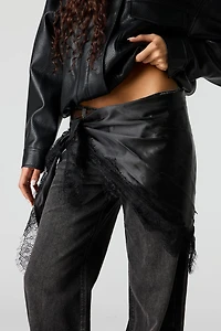 Satin Triangle Scarf