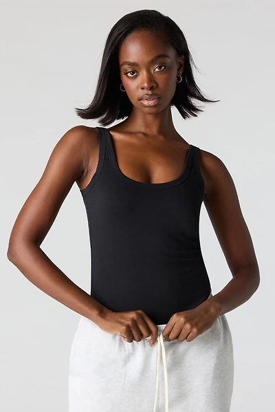 Soft Contour Scoop Neck Bodysuit