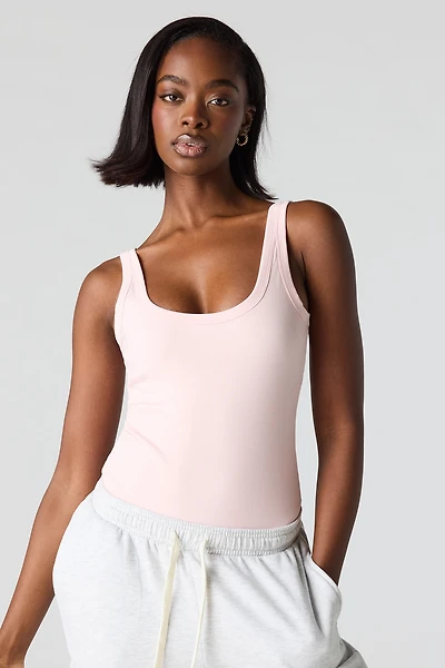 Soft Contour Scoop Neck Bodysuit