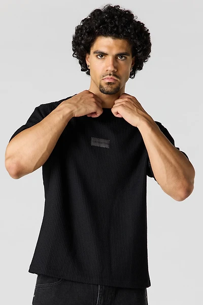 Textured Patch T-Shirt