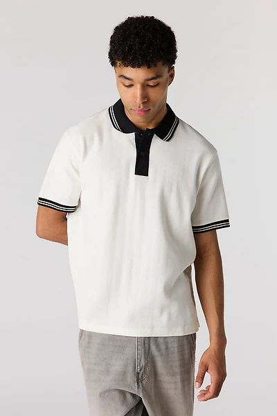 Polo texturé