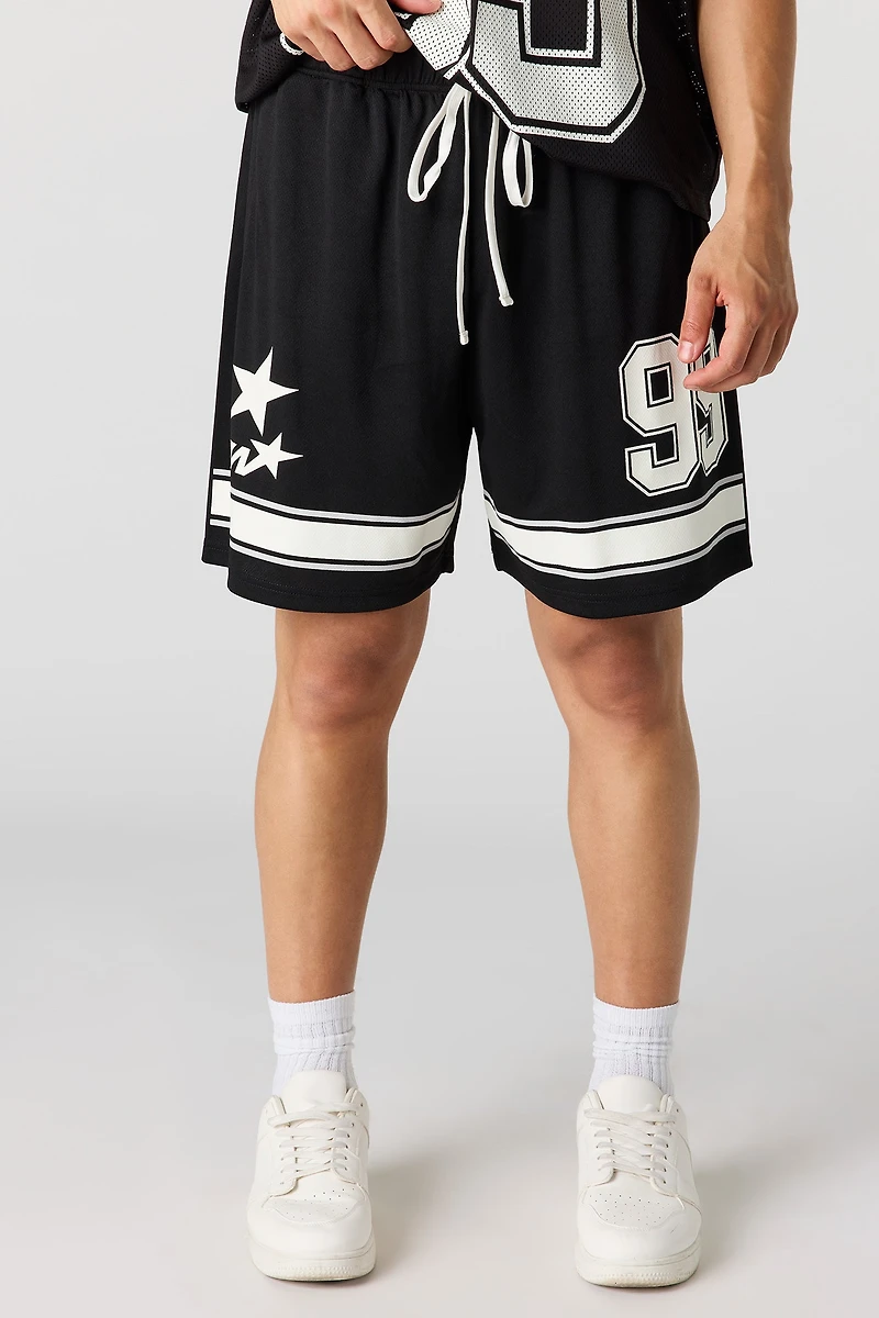 Mesh Graphic Short