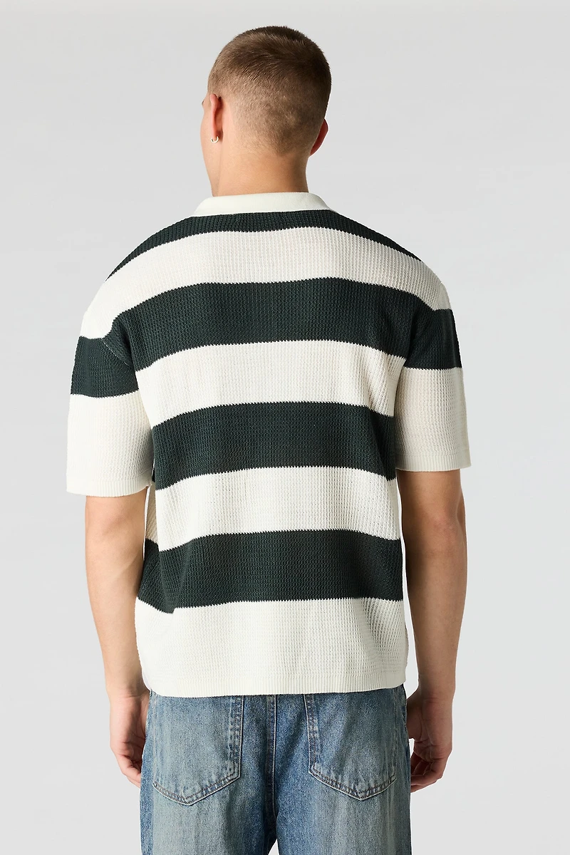Knit Collared Top