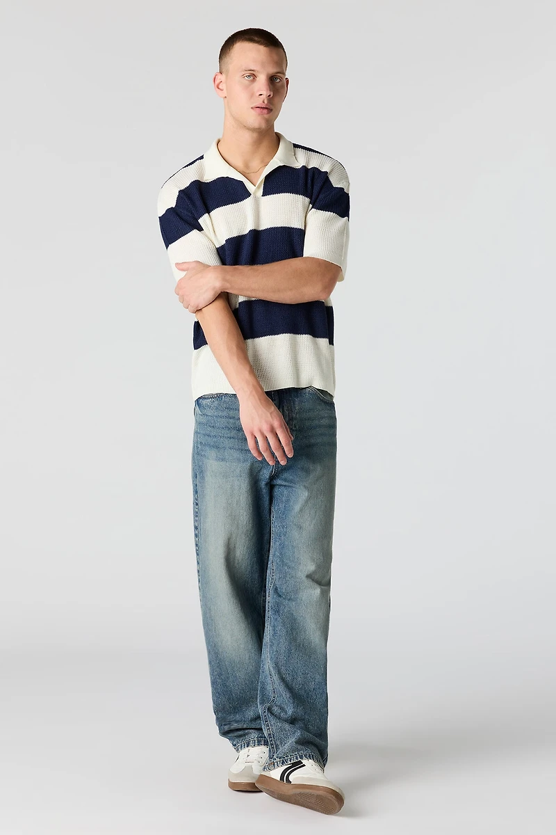 Knit Collared Top