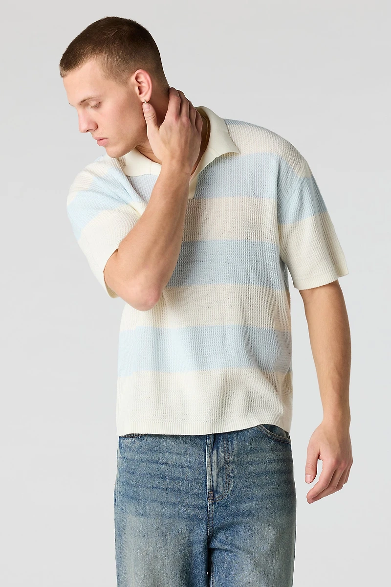 Haut en tricot avec col