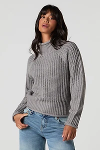 Chunky Knit Turtleneck Sweater
