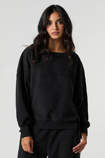Sherpa Crew Neck Sweatshirt