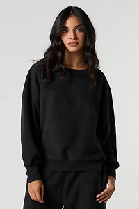 Sherpa Crew Neck Sweatshirt