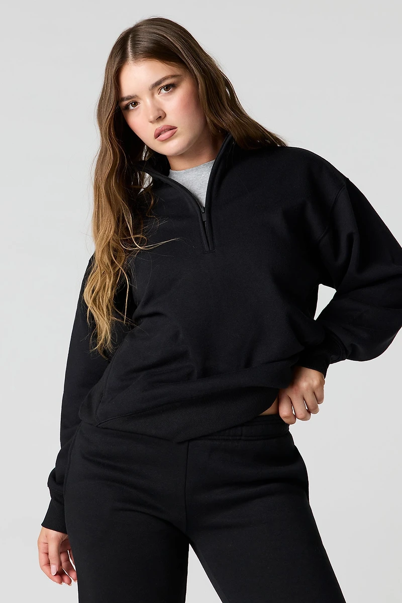 Quarter Fleece Sweatshirt