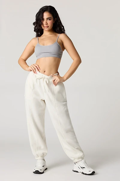Jogger surdimensionné en molleton