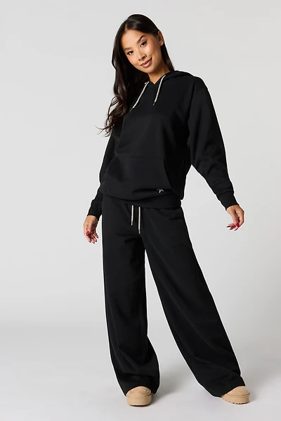 Star Graphic Fleece Wide Leg Sweatpant