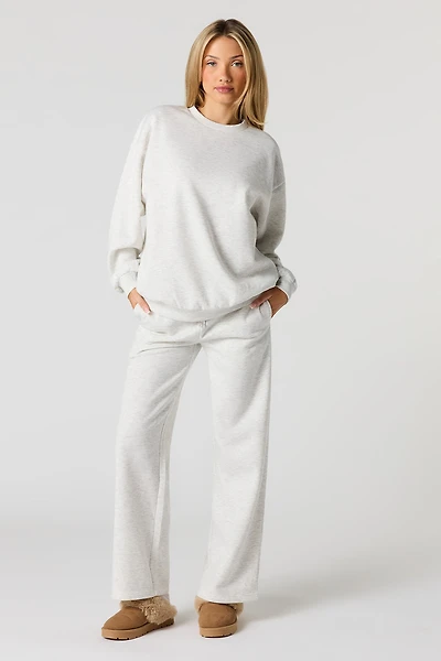 Fleece Straight Leg Jogger