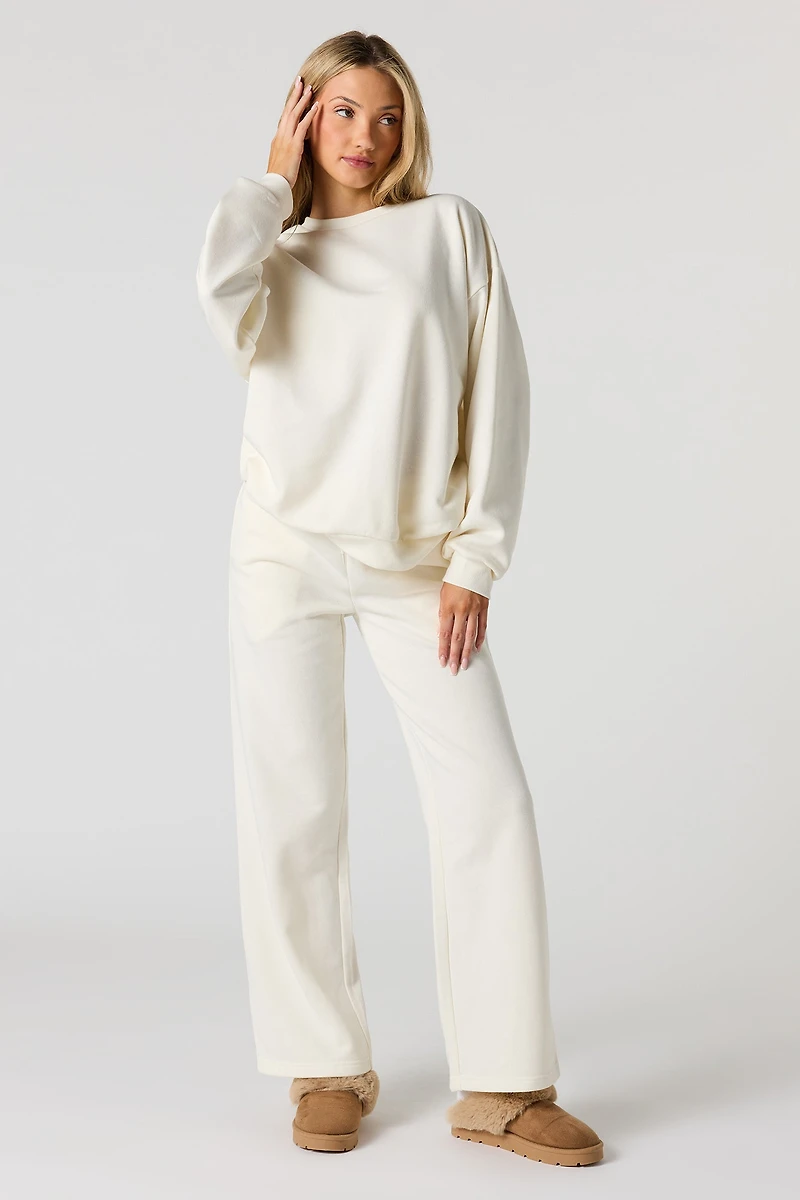 Fleece Straight Leg Jogger