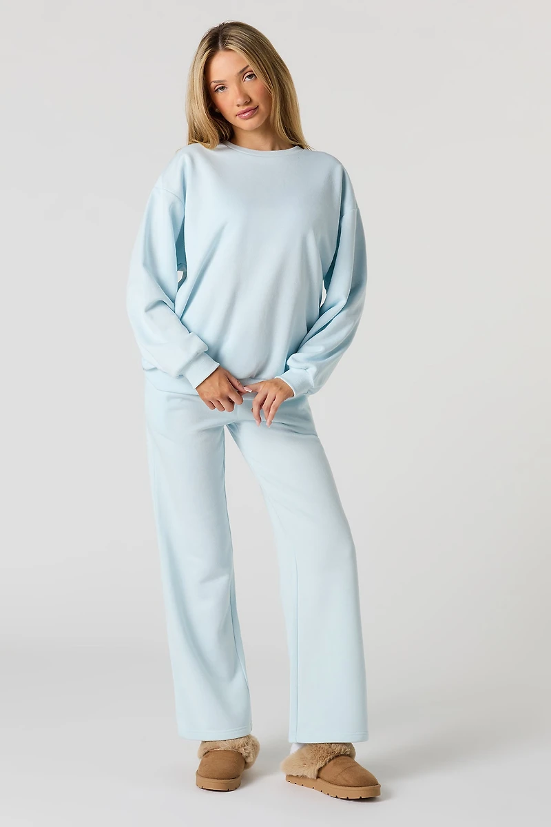 Fleece Straight Leg Jogger