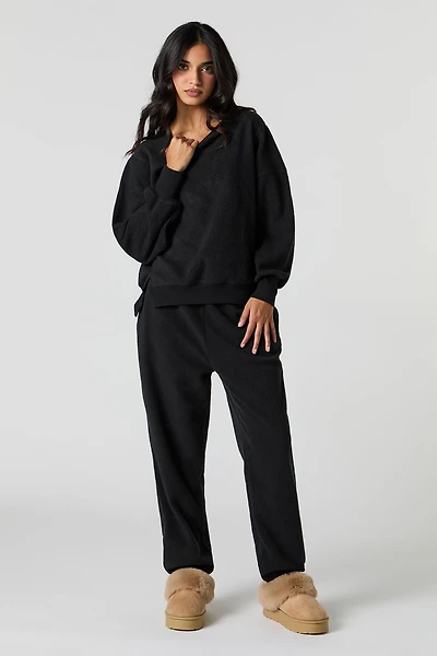Sherpa Drawstring Sweatpant