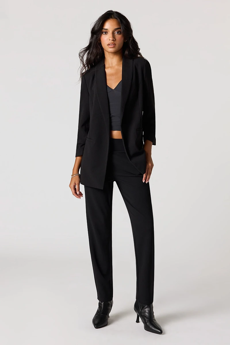 Crepe Slim Dress Leg Pant