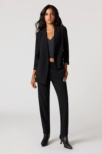 Crepe Slim Dress Leg Pant