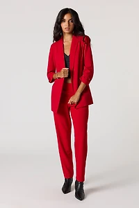 Crepe Slim Dress Leg Pant