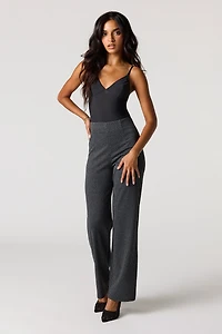 Straight Leg Knit Dress Pant
