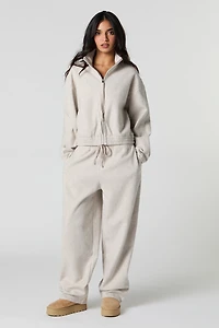 Pantalon à jambe ballon avec taille coulissante