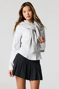 Crepe Knit Mini Skort