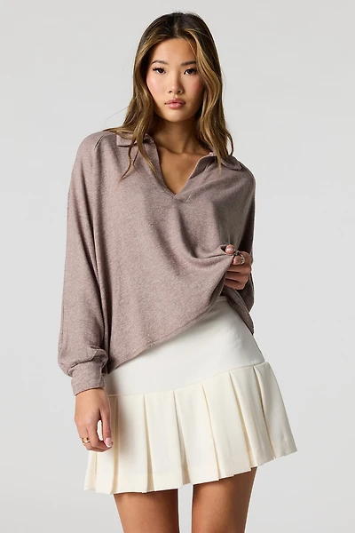 Crepe Knit Mini Skort