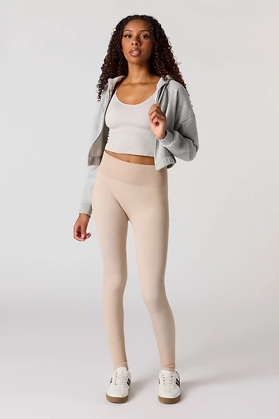 Legging côtelé