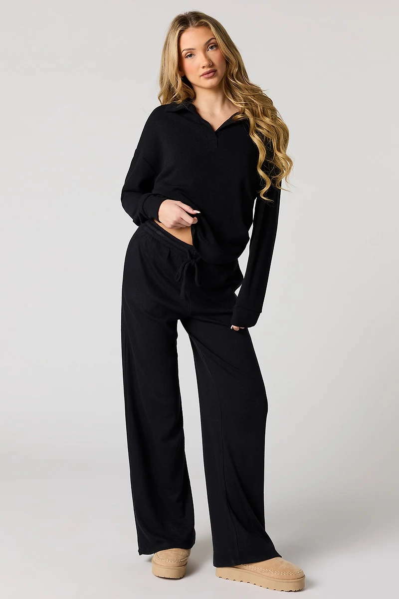 Knit Wide Leg Pant