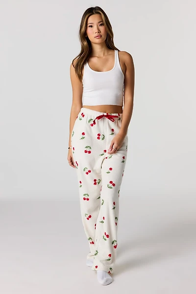 Ensemble pyjama imprimé en peluche