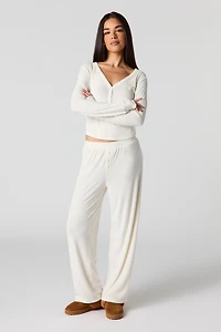 Pantalon de pyjama en velours côtelé