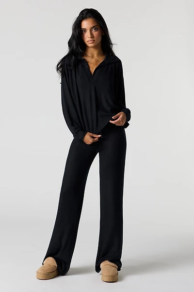 Wide Leg Drawstring Pant