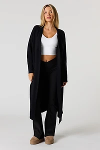 Mossy Knit Maxi Cardigan