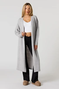 Mossy Knit Maxi Cardigan