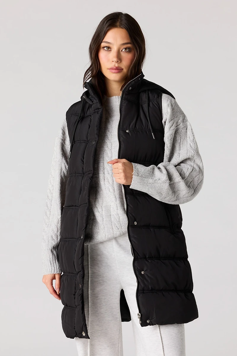 Long Puffer Vest