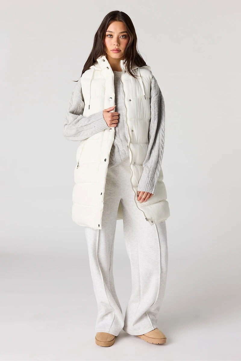 Long Puffer Vest