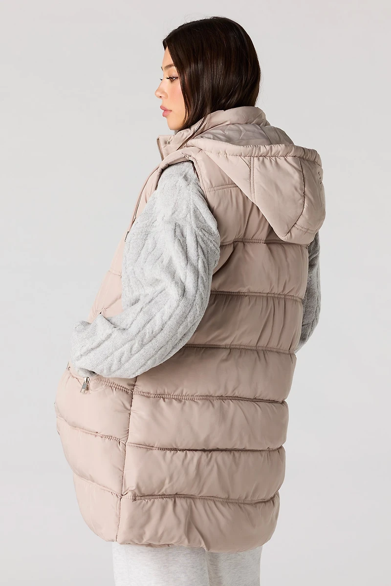 Long Puffer Vest