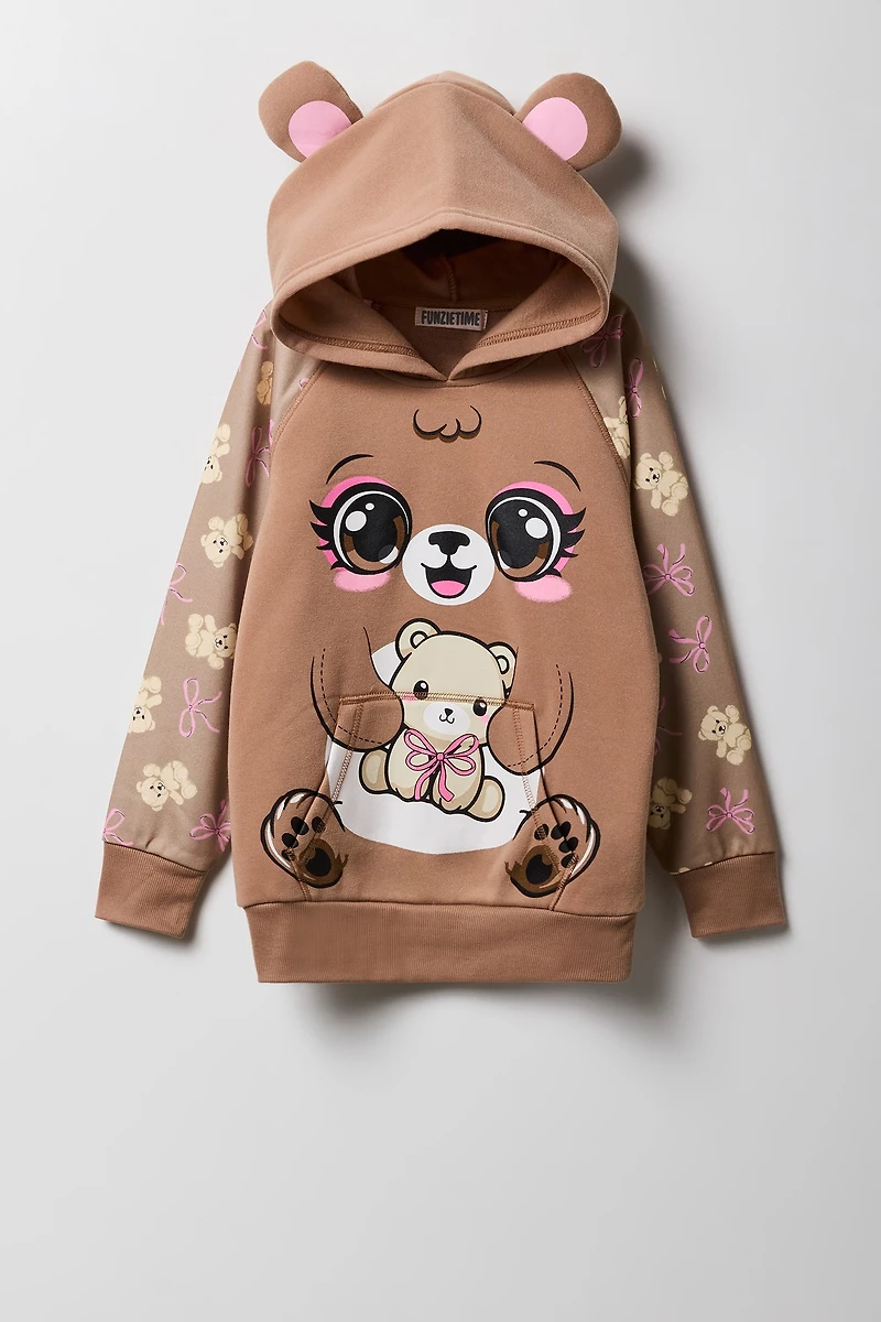 Girls Fleece Character Hoodie