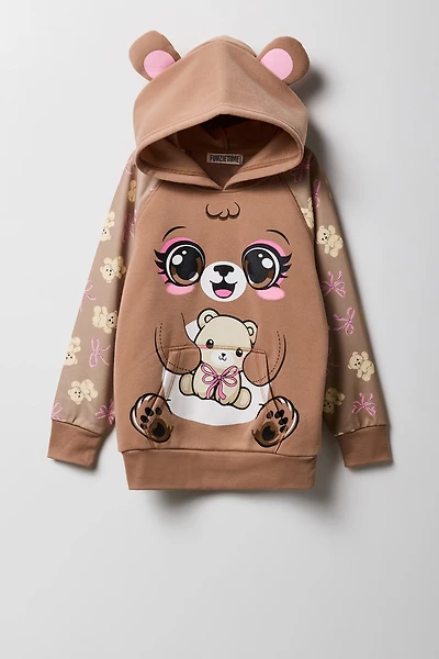 Girls Fleece Character Hoodie
