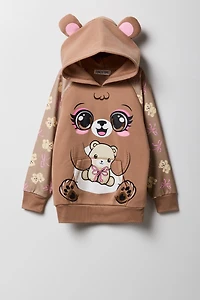 Girls Fleece Character Hoodie
