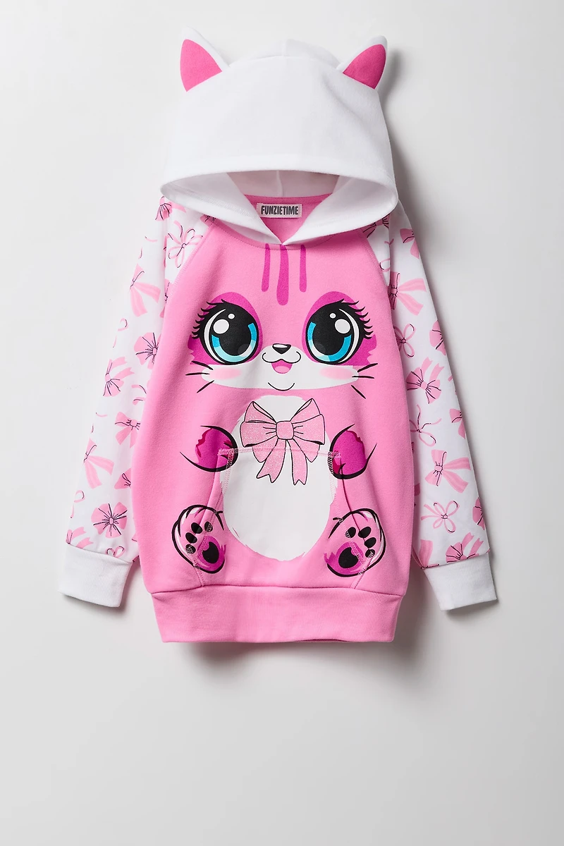 Girls Fleece Character Hoodie
