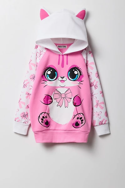 Girls Fleece Character Hoodie