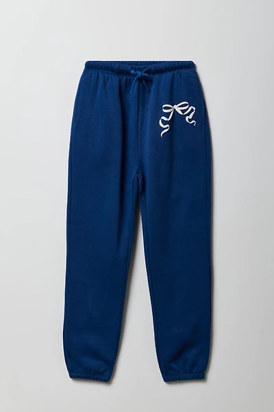 Girls Oversized Puff Print Jogger