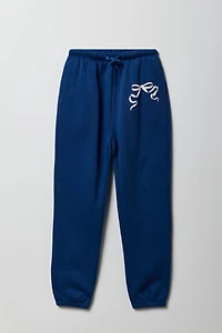 Girls Oversized Puff Print Jogger