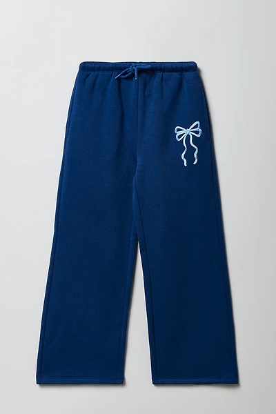 Pantalon d'entraînement à jambe large pour fille