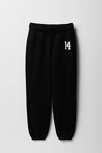 Girls City Graphic Fleece Jogger