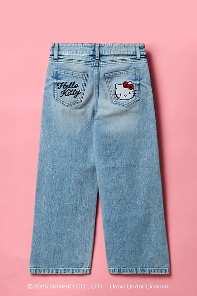 Hello Kitty® Girls Mid Rise Baggy Jean