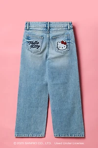 Hello Kitty® Girls Mid Rise Baggy Jean