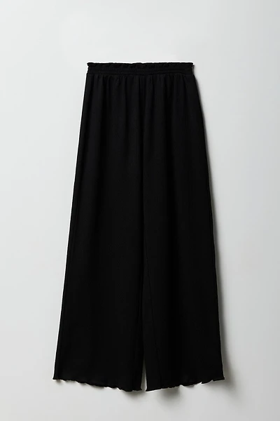 Girls Crinkle Wide Leg Pant